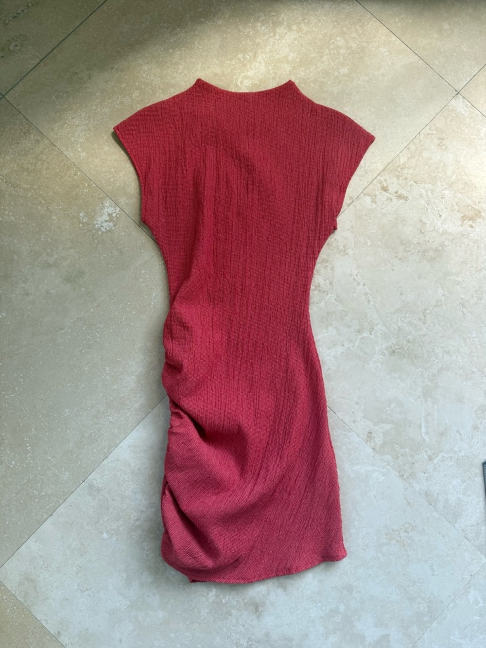 Zara Ruched Mini Dress - Picture 2 of 5